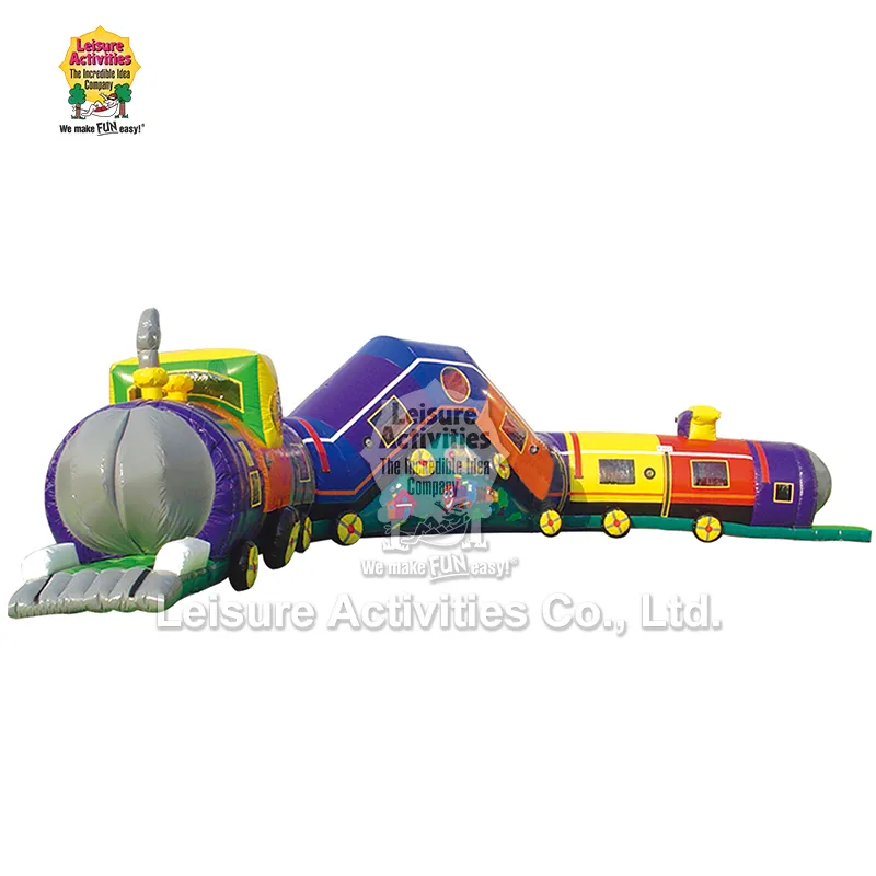 Chuggy Choo-Choo şişmə tarama tuneli